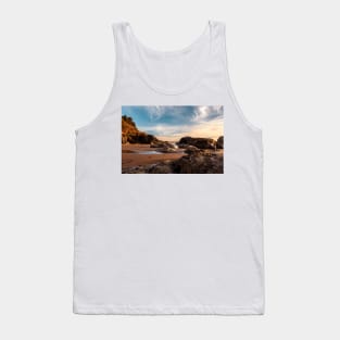 Golden hour at Houda Beach Tank Top